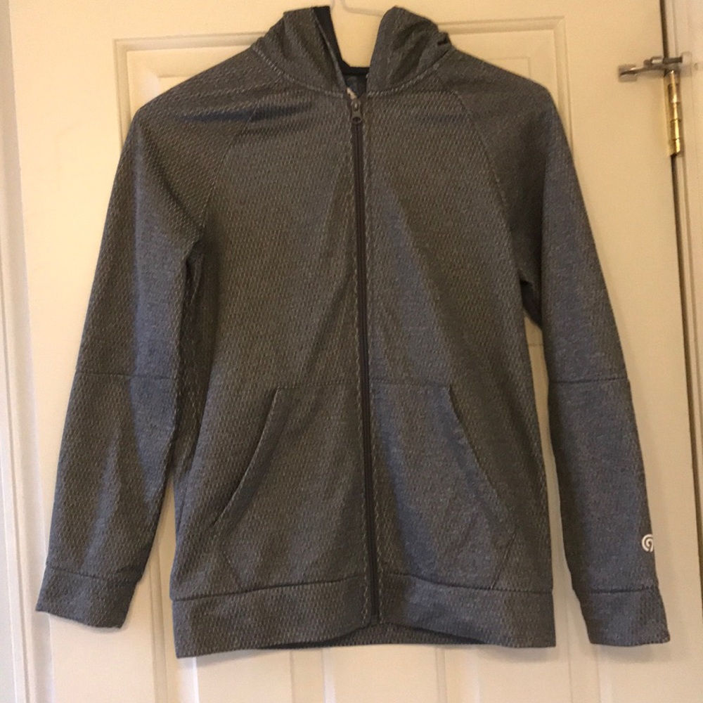Champion sweatshirt, gray/white